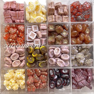 Cuentas de cristal importadas de vidrio laminado esmaltado, estilo retro, color oro antiguo, hechas a mano, accesorios para pulseras con certificación de terceros. - Product Image 5
