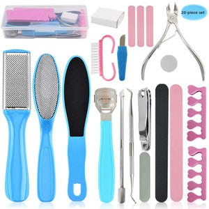<span class=keywords><strong>Kit</strong></span> de pédicure professionnel en acier inoxydable : lime à callosités, coupe-ongles, polissoir et outils de manucure <span class=keywords><strong>avec</strong></span> ponceuses à ongles - Product Image 3