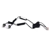 Feux stroboscopiques LED super lumineux 24W à encoche automatique, 12-24V multi-tension, haute puissance, clignotants pour voitures universelles, état neuf