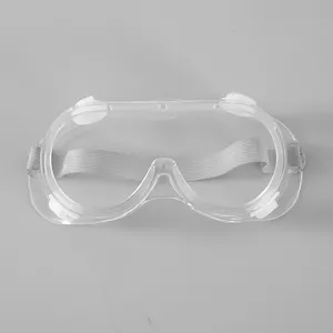 Hoge Kwaliteit Lab Industrie Chemische Fabriek Gebruik Anti-Splash Anti-Impact Clear Lens Pc Veiligheidsbril