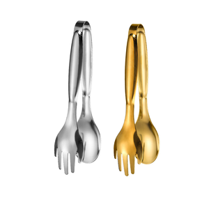 <span class=keywords><strong>8</strong></span> "Zoll Mini Edelstahl Vorspeise Zange 18 <span class=keywords><strong>8</strong></span> Gold Servier utensilien für zu Hause Küche für Zucker Obst Brot Buffet klein - Product Image 1