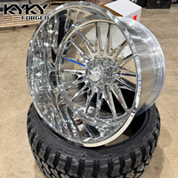 Jantes forgées pour camion de 22, 24, 26 pouces, jantes à déport profond 24x12, 24x14, 22x12, 26x16, 8x170, 8x180, avec capuchons flottants pour RAM 2500 3500 Silverado HD