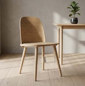 Silla de Comedor Plegable Moderna, Diseño Escandinavo, Estructura Metálica, Asiento de PP, Tapicería de Algodón, Patas de Madera, 1 Año de Garantía, Estable para el Hogar - Product Image 4