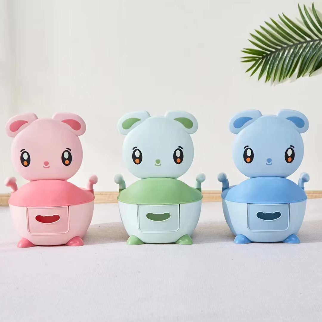 Portable Cute Plastic Pig Carton Toilet Seat for Kids Potty Training for Baby's & Toddler's Bathroom