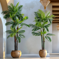 Grand arbre de cocotier artificiel personnalisé, écologique et durable, pour la photographie en studio, les mariages et la vente en gros