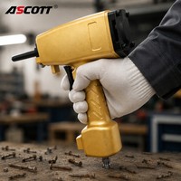 ASCOTT NP50-C2 Extracteur de clous pneumatique, décloucheur, pistolet à air comprimé pour le recyclage des palettes en bois 0,5-0,8 MPa