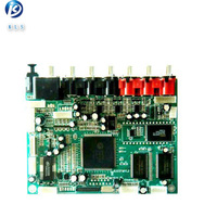 Mesin cetak PCB multilapis FR-4 6 lapis pabrikan PCBA Tiongkok dengan pemolesan permukaan emas