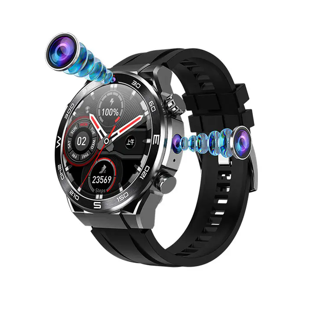 New 4G Smartwatch AMOLED NFC Video Call Dual Camera Relojes Inteligentes Download Apps WIFI Sim Card B8 Android Smart Watch