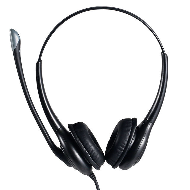 Headphones Call Center Office USB Noise Canceling Telephone Headset