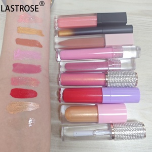 Bán buôn Vegan Glossy Lipgloss cao sáng bóng Vegan màu hồng son bóng vấn đề Nude rõ ràng Shinny ánh sáng lung linh Son bóng nhãn hiệu riêng - Product Image 2