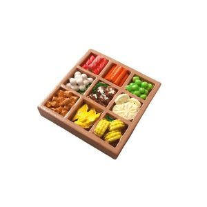 Creative Simulation Food Fridge Sticker Mini Kitchen Kitchenware <b>Miniature</b> World Model Magnetic Home Accessories - Product Image 5