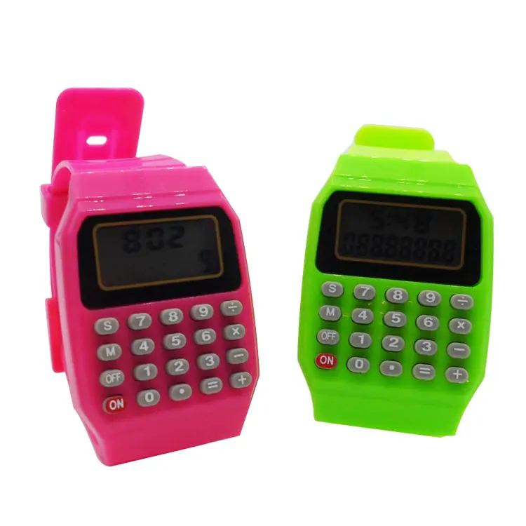 Best Digital Silicone Sports Calculator Watch for Children