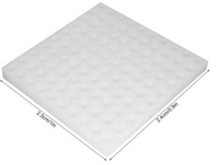 Système hydroponique de serre écologique de haute qualité, pots de culture agricole, inserts en filet, blocs de mousse carrés en éponge pour jardin