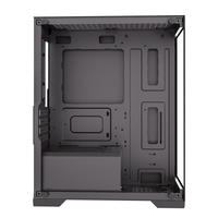 Boîtier de tour d'ordinateur de jeu en verre trempé transparent ATX Micro-ATX Prism