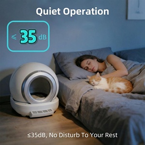 OEM/ODM Factory Wholesale Smart Automatic Cat Litter Box Large Space Easy Clean Automated Pet Sand Box for Professional Importer - Product Image 5