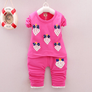 Hermosa Blusa con Diseño de Fresas para Niñas, Conjunto de Ropa, Compra al por Mayor desde China - Product Image 3