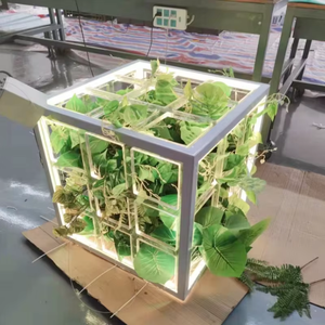 Luz Decorativa LED para Jardín Exterior SENZHAO, Diseño de Hoja Verde Ecológica, Acrílica, Luminosa - Product Image 2
