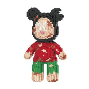 32cm bearbricks khối xây dựng nhỏ nhựa phim hoạt hình lớn lắp ráp câu đố mini Gấu đồ chơi gạch mô hình động vật trang trí mpin Ma Thuật - Product Image 1