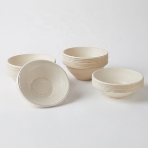 AO3 Bol à canne à sucre jetable personnalisé Plaque biodégradable pour micro-ondes pour les repas Smoothie Riz Pâtes Dessert Fête - Product Image 4