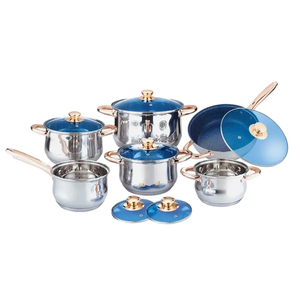 12-Piece Stainless Steel Non-Stick Cookware Set-Kitchen <b>Pots</b> and Pans - Product Image 6