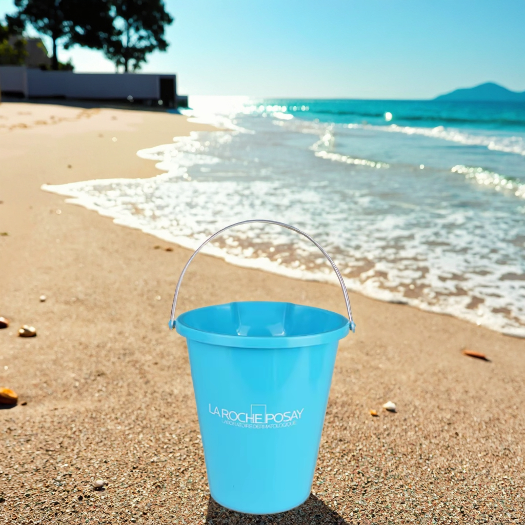 Set De 3 Cubos De Playa Plegables Para Niños | Cubos De Arena De Colores Con Bolsa De Malla | Juguete De Verano Para Castillo De Arena
