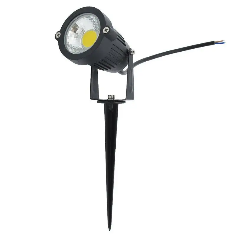 Nhôm Ấm Trắng Mát Trắng COB LED Vườn Spike Ánh Sáng Ngoài Trời Vườn Đường Dẫn Tường Đèn