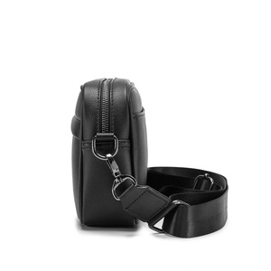 <span class=keywords><strong>Sac</strong></span> à bandoulière en cuir PU noir de haute qualité pour hommes et adolescents – Vente en gros - Product Image 3