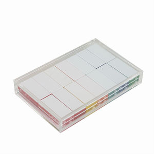 Juego de bloques de dominó con brillo acrílico, juego de seis dominó Jumbo de dominó, doble 9 piezas - Product Image 4