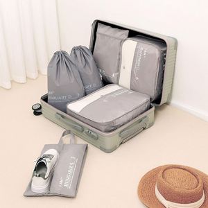 Juego de 6 Cubos Organizadores de Compresión Plegables para Equipaje, Bolsas de Almacenamiento de Zapatos para Viaje con Cierre - Product Image 4