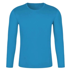 Giá Rẻ Giá Bán Buôn Dệt Kim Quá Khổ Polyester Trống Đồng Bằng Của Nam Giới Dài Tay Áo T-Shirts Biểu Tượng Tùy Chỉnh Nhiệt Chuyển Giao In Ấn - Product Image 6