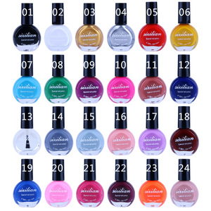 24 Color 10ml Nail Stamping Polish Set Printing Gel Polish for Stencil Nail Art Painting Supplies - Product Image 3