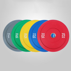 Equipo Deportivo para Gimnasio Comercial - Discos de Peso de Goma de Competición de 5 kg y 50 mm - Product Image 4