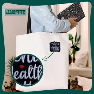 Patch Mental Health Matters 3, broderie à repasser pour sacs, vêtements, chapeaux, jeans - Product Image 3