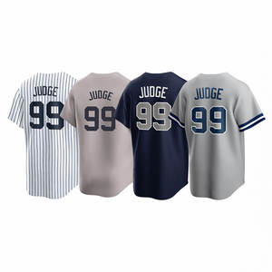 Maglia all'ingrosso Top cucita a buon mercato maglia da Baseball americana #99 aaron giudice - Product Image 4