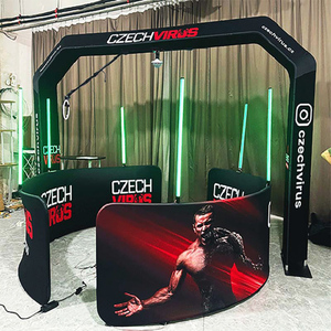 บูธ360ถ่ายภาพเหนือศีรษะแบบปรับแต่งได้พร้อมกล้องและเครื่องพิมพ์ภาพแบบบริการตนเองรองรับกล้องได้15คน - Product Image 2