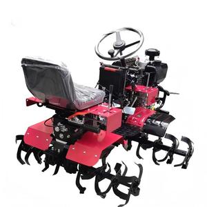 Werksverkauf 4WD Garten- und Landwirtschafts-Mini-Bodenfräse 15 PS, Rotationsfräse 12 PS 10 PS Traktor mit Vollgummireifen, Mulcher, Anhänger, Pflug - Product Image 2