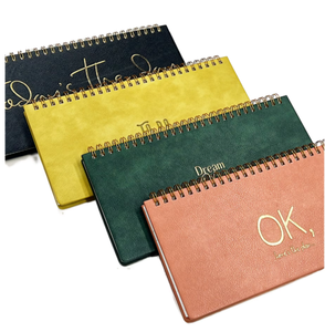 Agenda Settimanale Non Datata con Spirale in Tessuto, Calendario da Scrivania, Pianificatore, Blocco Note Personalizzato a <span class=keywords><strong>Basso</strong></span> Prezzo - Product Image 4