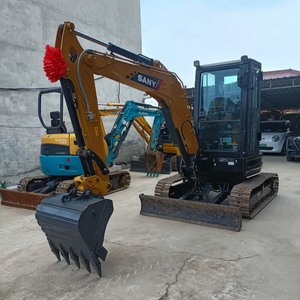 Mini-excavatrice hydraulique SANY SY35U d'occasion de 3,5 tonnes avec moteur diesel et chenilles pour la construction - Product Image 6