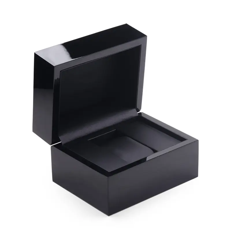 Custom Lederen Horloge Pakket Black Box Voor Man En Vrouw Polshorloge Groothandel Horloge Geschenkdozen Hoge Kwaliteit Luxe Master Carton