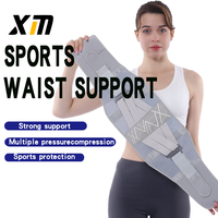 Ceinture de Soutien Lombaire Élastique en Polyester Gris S-XL – Vente Directe Usine – Confort et Protection pour l'Haltérophilie et l'Exercice Physique