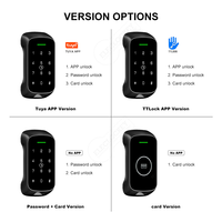 TTlock App Serrure de Porte Intelligente pour Gym Spa Sauna Sans Clé Lecteur de Carte Électronique RFID Mot de Passe Meuble Armoire Tuya Smart Lock