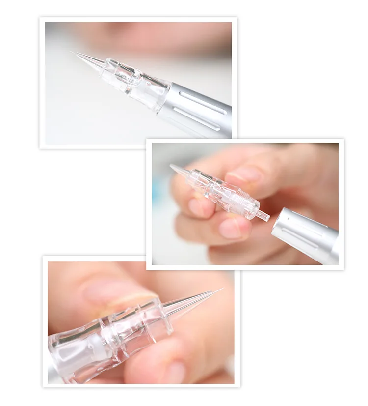 La aguja permanente del cartucho del maquillaje de FAMISOO L3 con la expulsión de la membrana previene para el uso de la máquina de la UGP