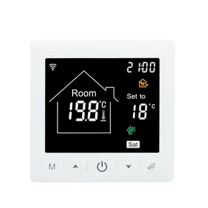 Comprar Termostato Tuya Smart Home, control remoto de habitación  inteligente, termostato inteligente de temperatura Alexa Google Home 95 ~  240V AC