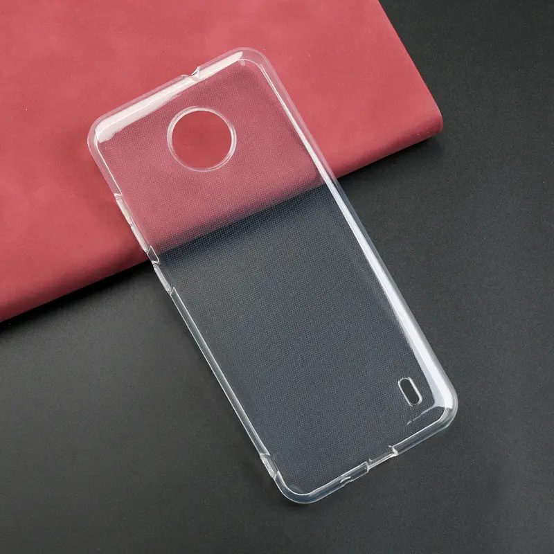 Crystal clear Soft TPU Protective mobile phone case cover for Nokia C10/C20