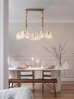 Lustre Suspendu Long de Designer Nordique Moderne, Créatif, pour Salle à Manger et Salle d'Exposition, Décoration de Luxe