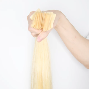 จัสมินบิวตี้ ต่อผมคุณภาพสูง 100% ผมแท้ยุโรปแบบเวอร์จิ้น เรมี่  แบบเทปติดสองชั้น - Product Image 2