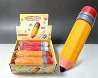 PRT Squishies parfumés à remontée lente, géants, en forme de crème glacée, bâtonnet glacé, burger, crayon, jouets anti-stress à presser, en matériau TPE pour
