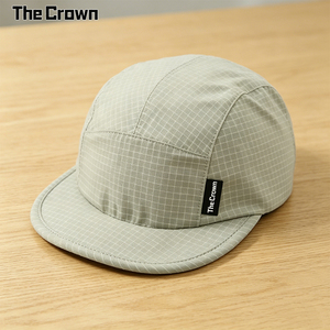 Gorra de 5 Paneles con Logotipo Personalizado, Malla de Nylon, Estructurada, Transpirable, Impermeable, Resistente al Viento, para Campamento al Aire Libre, Venta al Por Mayor, con Etiqueta Lateral - Product Image 1