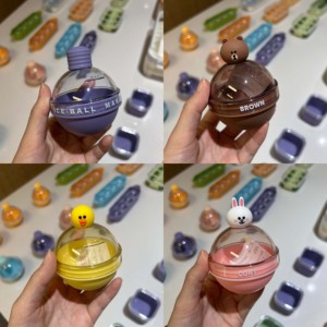 Tùy Chỉnh Hình Cầu Silicon Lớn Ice Khối Cube Khay Khuôn <span class=keywords><strong>Container</strong></span> 2.5 Inch 4 Gói Vòng Whiskey Ice <span class=keywords><strong>Ball</strong></span> Maker Cube Khuôn - Product Image 3