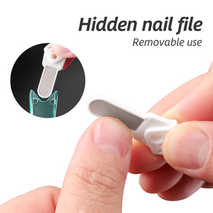 Coupe-ongles ergonomique rotatif à 360 degrés, lame droite en acier inoxydable, coupe-ongles détachable pour doigts et orteils, outil de manucure - Product Image 4